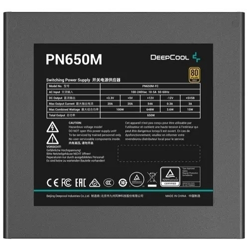 Sursa Deepcool PN-M Series PN650M, 650W