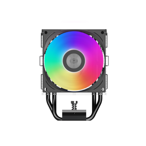 Cooler procesor PcCOOLER R400 ARGB, Black