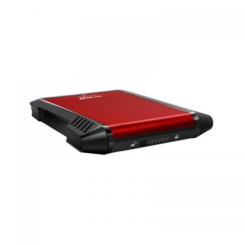 Rack HDD Adata EX500, SATA - USB 3.1, 2.5inch, Red