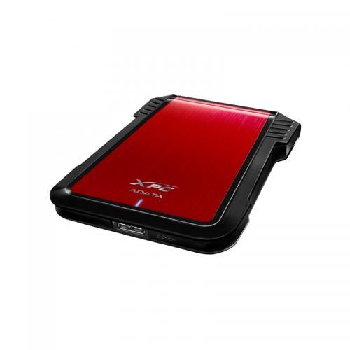 Rack HDD Adata EX500, SATA - USB 3.1, 2.5inch, Red