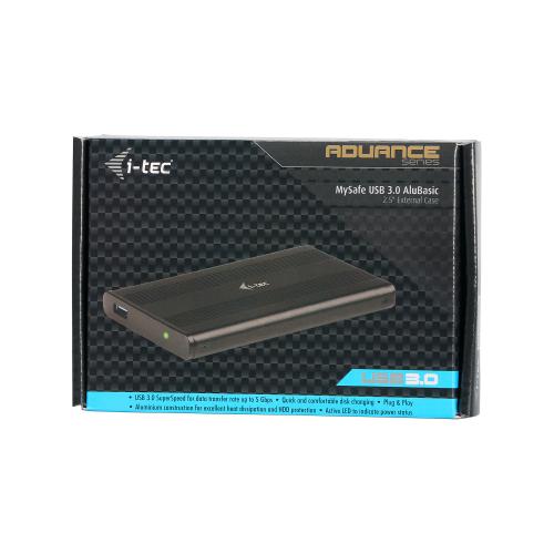 Rack HDD i-tec MySafe AluBasic Advance, SATA - USB 3.0, 2.5inch