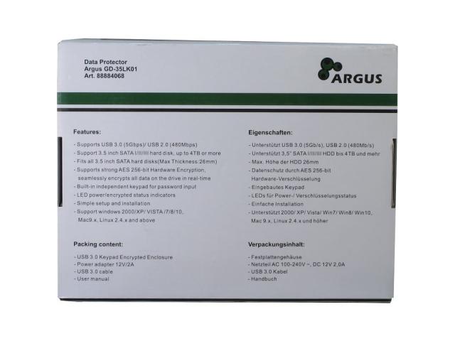 Rack Extern HDD Inter-Tech Argus GD-35LK01