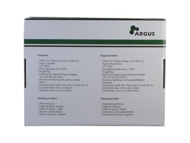 Rack Inter-Tech Veloce GD-35613-S3 USB 3.0, Black