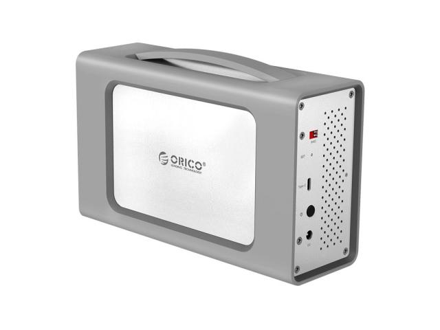 Rack HDD Orico RS200RC3, SATA3, USB 3.1 Tip C, 2x 3.5inch, Silver