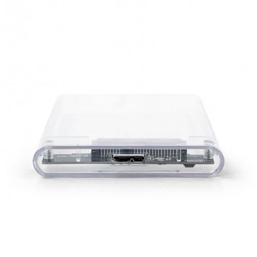 Rack HDD/SSD Gembird, SATA - USB 3.0, 2.5inch, Transparent