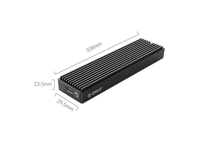 Rack SSD Orico M2PF-C3, USB-C, M.2, Black