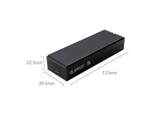 Rack SSD Orico M2PVC3-G20, USB-C, M.2, Black