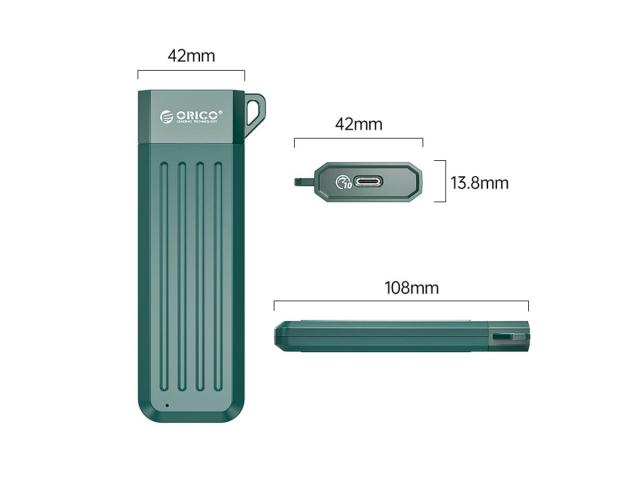 Rack SSD Orico MM2C3, USB 3.1 gen1, SATA3, M.2, Green