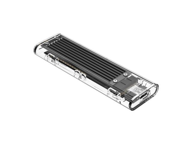 Rack SSD Orico TCM2F-C3-BK, USB 3.1, SATA, M.2, Clear