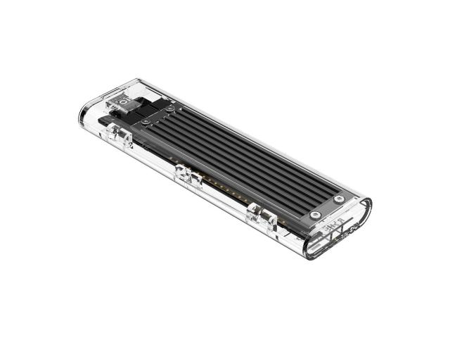 Rack SSD Orico TCM2F-C3-BK, USB 3.1, SATA, M.2, Clear