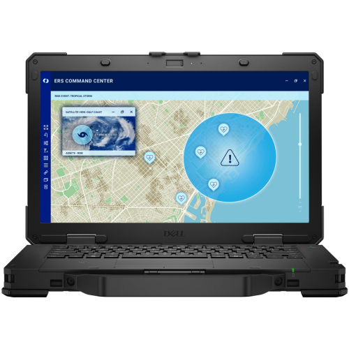 Laptop Dell Pro Rugged RB14250, Intel Core Ultra 7 165U, 14 inch, RAM 32GB, SSD 1TB, Intel Graphics, 5G, Windows 11 Pro, Black