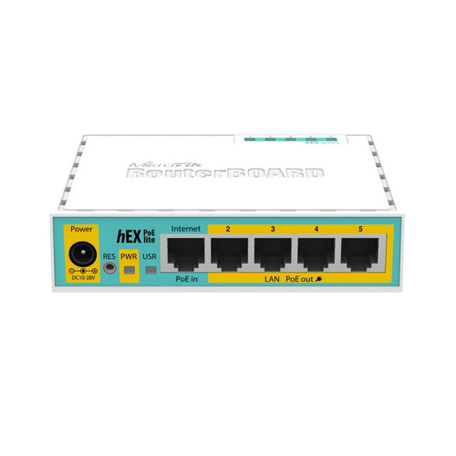 MIKROTIK ROUTER 5LAN FE 1USB 4POE OUT