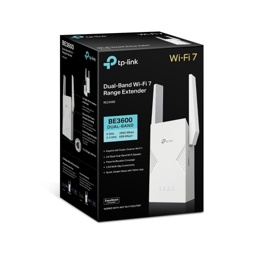 BE3600 WI-FI 7 RANGE EXTENDER/1X2.5 GBPS LAN WALL PLUGGED