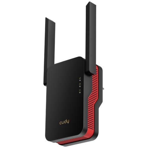 Range Extender Cudy RE3000, Black-Red