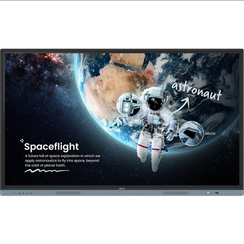 Display interactiv Benq Seria RE04 RE6504, 65inch, 3840x2160pixeli, Black