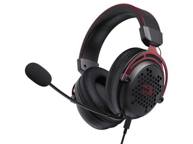 Casti cu microfon Redragon Diomedes H386, 3.5mm jack/USB-A, Black