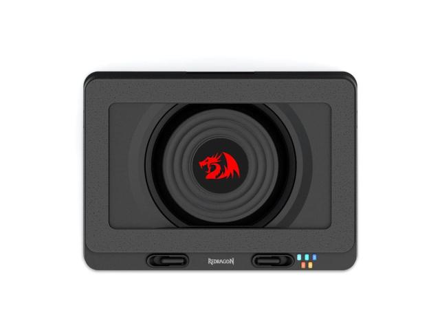 Cooling pad Redragon Windseeker, RGB, Black, GCP512
