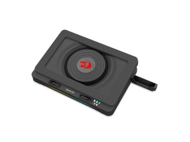 Cooling pad Redragon Windseeker, RGB, Black, GCP512