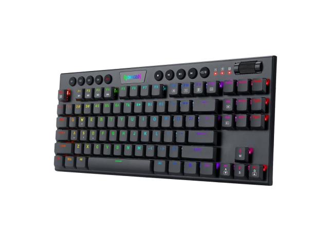 Tastatura Redragon Horus TKL, RGB LED, USB, Black