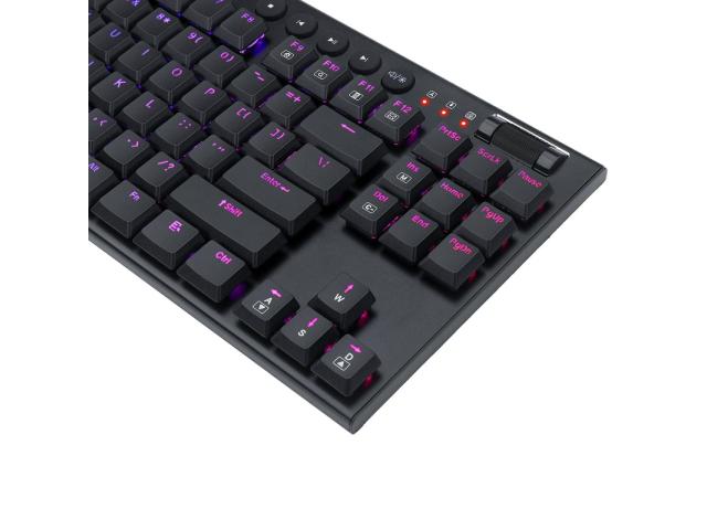 Tastatura Redragon Horus TKL, RGB LED, USB, Black