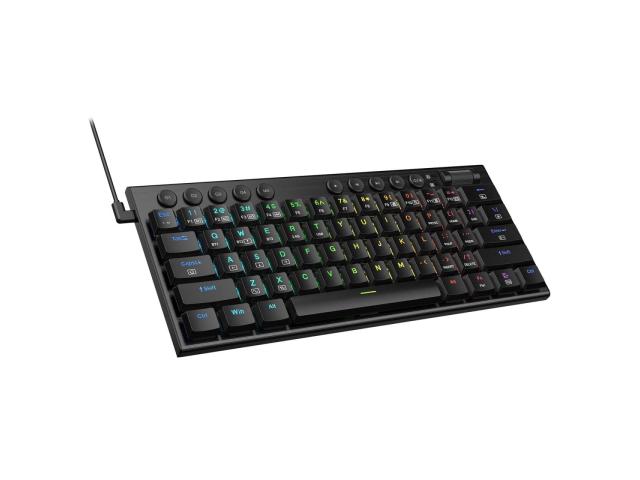 Tastatura Wireless Redragon Noctis Pro, RGB LED, USB Wireless/Bluetooth, Black