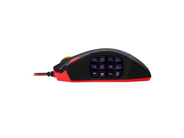 Mouse Optic Redragon Perdition2, RGB LED, USB, Black-Red