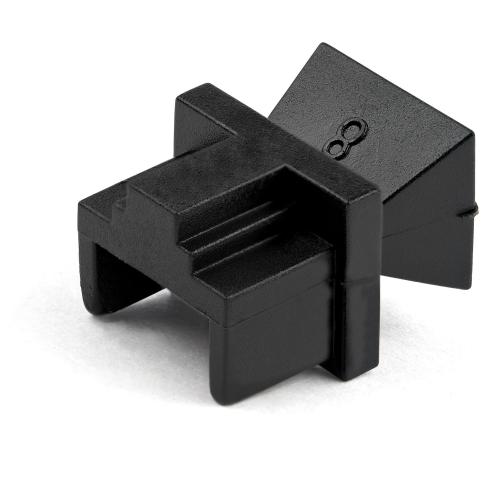 Capac de praf Startech pentru RJ45 Female cu mâner, 100 bucăți, Black
