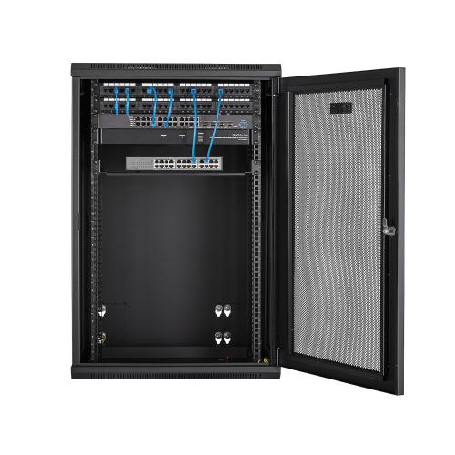 Rack Startech RK1820WALHM 19inch, 18U, Black