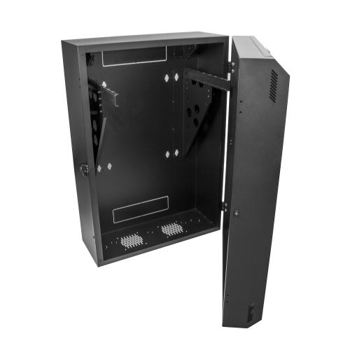 Rack vertical Startech RK830WALVS, 8U, Black