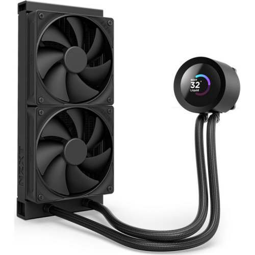 Kraken Plus 240 V2, 240mm, pompa cu ecran LCD, Negru