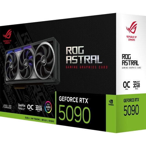 Placa video ASUS nVidia GeForce RTX 5090 ROG ASTRAL OC 32 GB, GDDR7, 512 bit