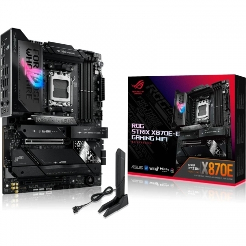 Placa de baza ASUS ROG STRIX X870E-E GAMING WIFI, AMD X870E, Socket AM5, ATX