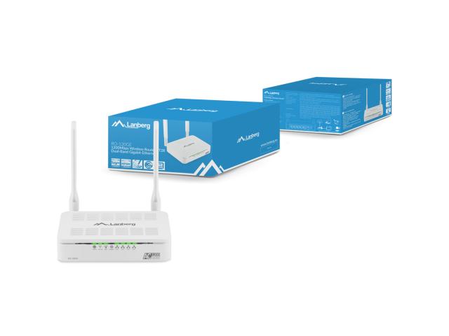 Router wireless Lanberg RO-120GE, 4x LAN