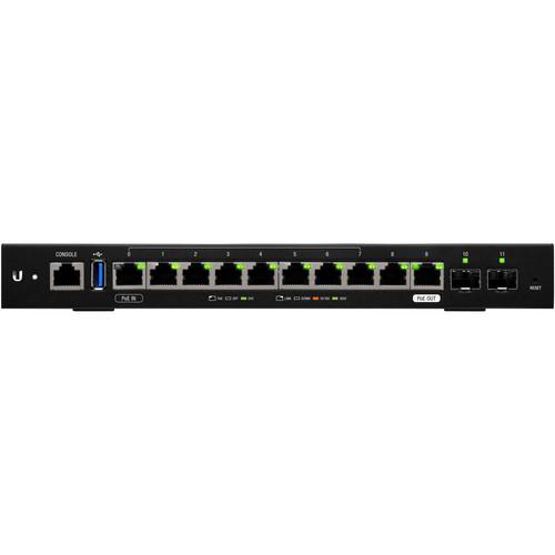 Router Ubiquiti ER-12, 10 Porturi, PoE