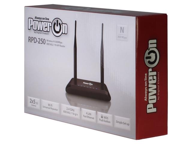 Router wireless Power On RPD-250, 4x LAN