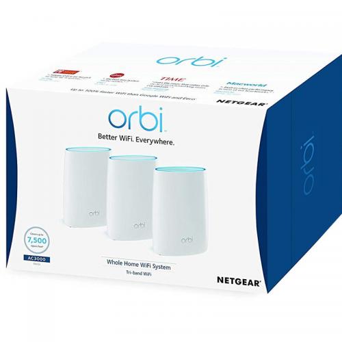 Router Wireless Netgear ORBI 4PT RBK53, 3x LAN + 2 Access Point Orbi Satellite (RBK53)