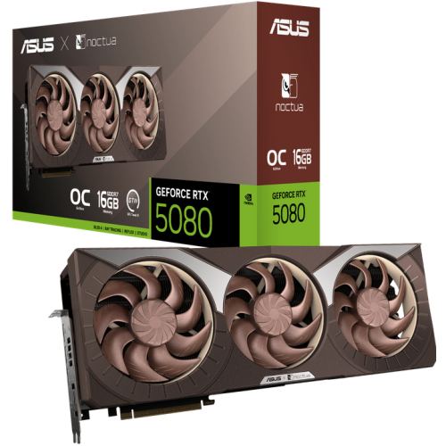 VGA PCIE16 RTX5080 16GB GDDR7/RTX5080-O16G-NOCTUA ASUS