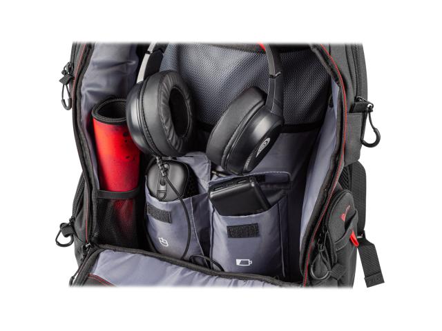 Rucsac Natec Genesis Pallad 550 pentru laptop de 17.3inch, Black-Red