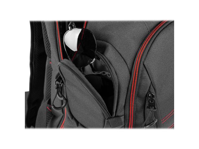 Rucsac Natec Genesis Pallad 550 pentru laptop de 17.3inch, Black-Red