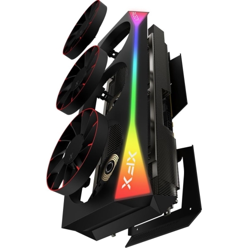 XFX Mercury AMD Radeon RX 9070XT OC Magnetic Air Edition with RGB 16GB GDDR6 HDMI 3xDP, AMD RDNA 4