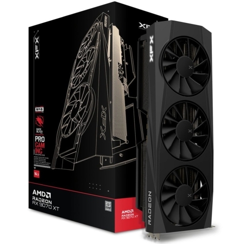 Placa video XFX AMD Radeon RX 9070 XT Quicksilver 16GB, GDDR6, 256 bit