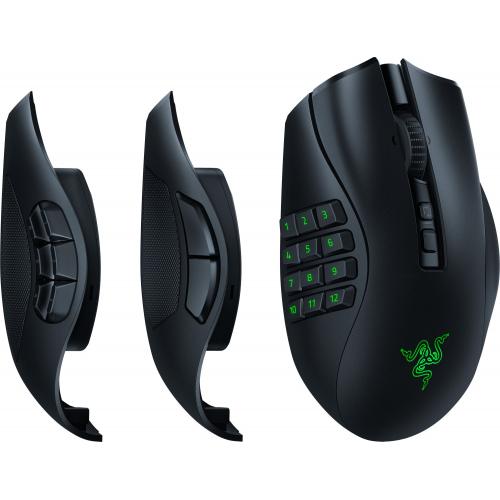 Mouse Optic Razer Naga V2 Pro, USB Wireless/Bluetooth, Black