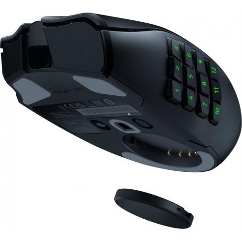 Mouse Optic Razer Naga V2 Pro, USB Wireless/Bluetooth, Black