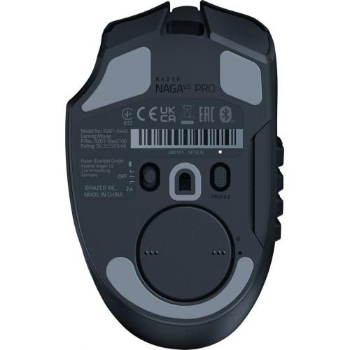 Mouse Optic Razer Naga V2 Pro, USB Wireless/Bluetooth, Black