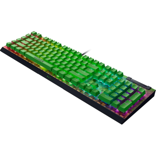 Tastatura Razer Blackwidow V4 X Minecraft Edition, Green Switch, RGB LED, USB, Black