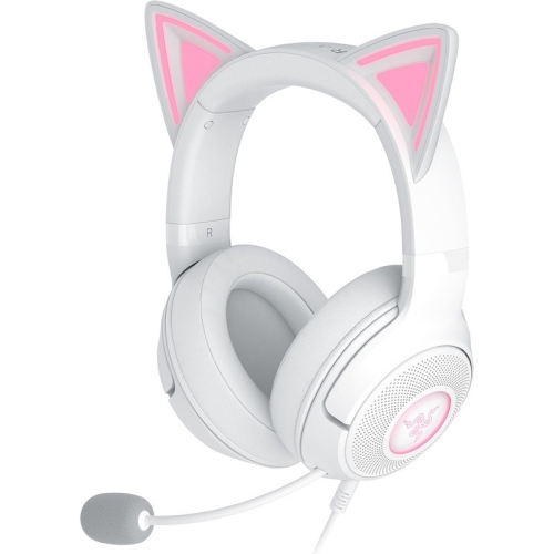 Casti cu microfon Razer Kraken Kitty V2, USB, White