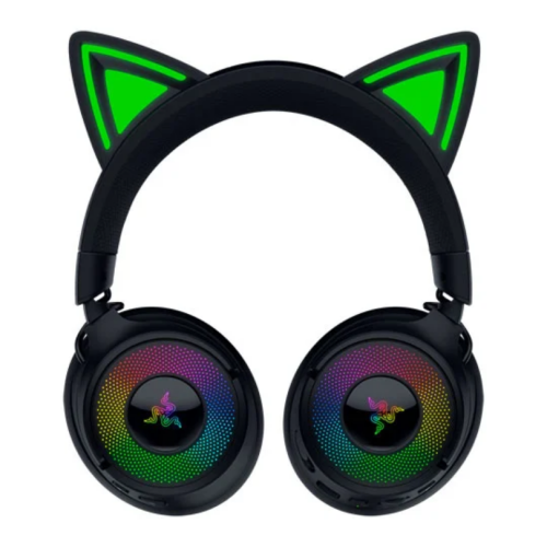 Casti cu microfon Razer Kraken Kitty V3 Pro, RGB LED, USB Wireless/Bluetooth/3.5 mm jack, Black
