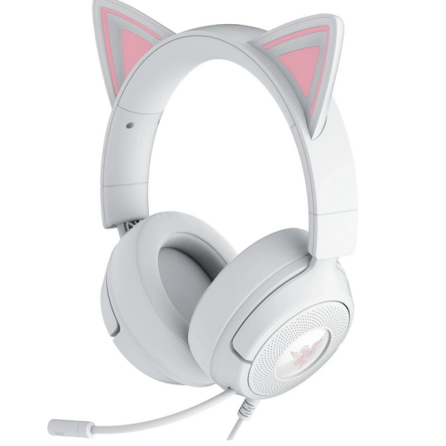 Casti cu microfon Razer Kraken Kitty V3 X, 3.5 mm jack, White