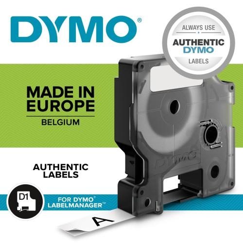 Banda Termica DYMO D1 - Black on Yellow - 6mm