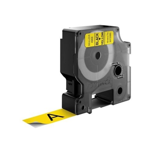 Banda Laminata DYMO Black on Yellow - 19mm